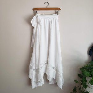 NY&C White Bow Handkerchief Skirt